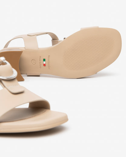 Sandalo Beige con tacco NeroGiardini
