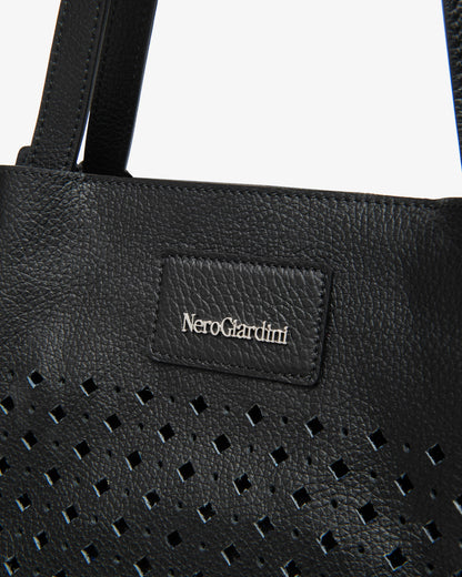 Borsa a spalla Nero in pelle NeroGiardini