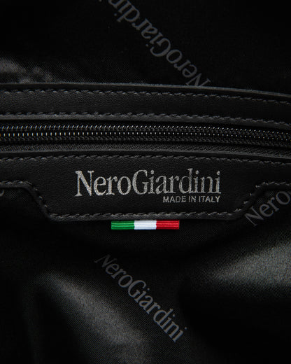 Borsa a spalla in Panna/Nero NeroGiardini