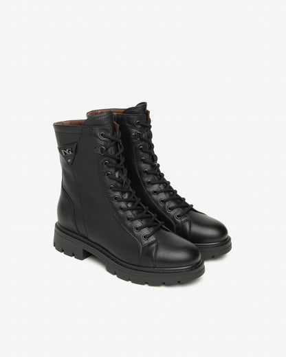 Anfibio in pelle NeroGiardini