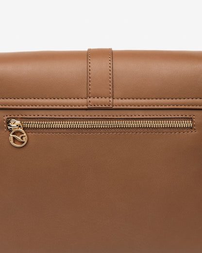 Borsa a Tracolla Marrone in Pelle NeroGiardini