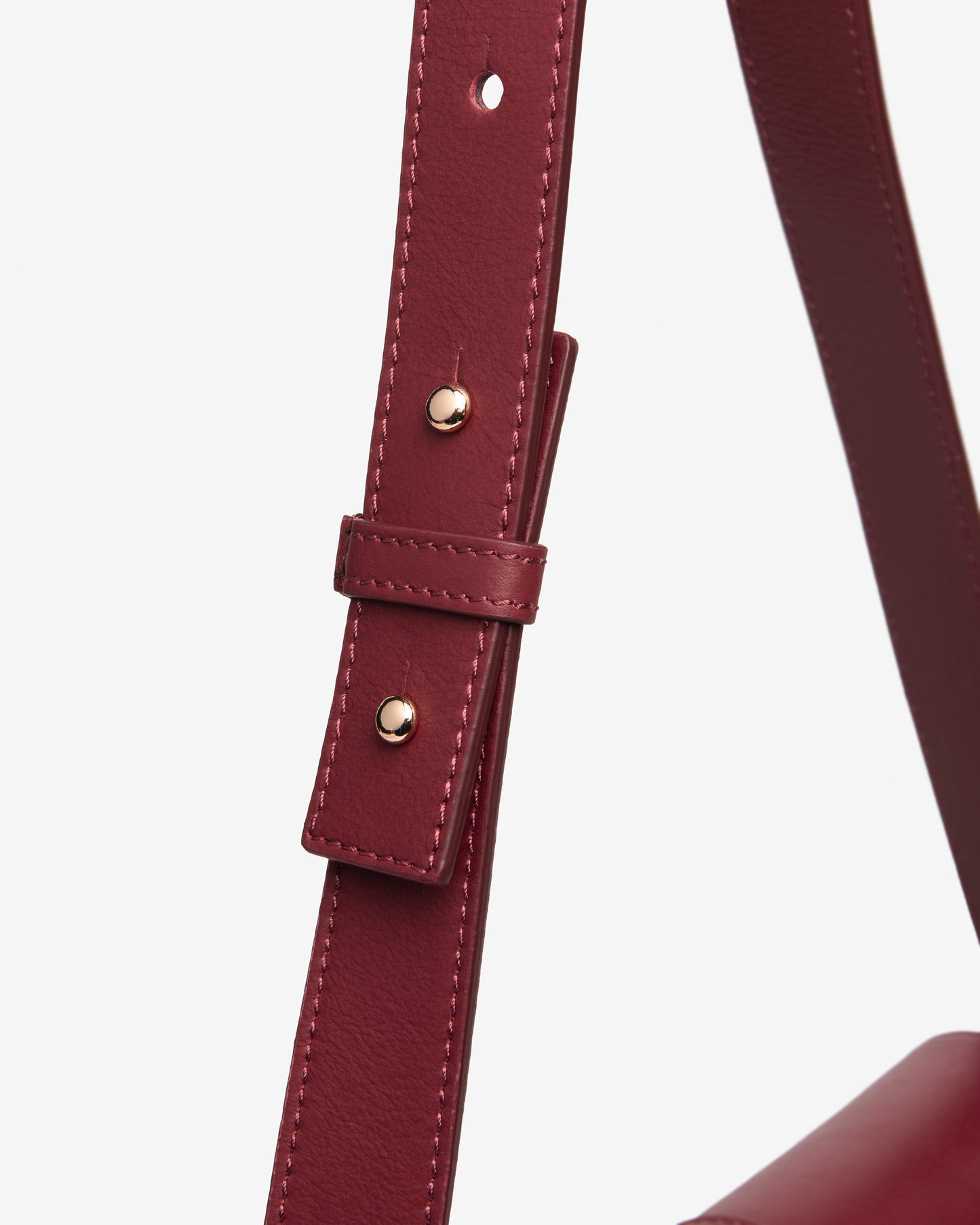 Borsa a Tracolla Bordò in Pelle NeroGiardini