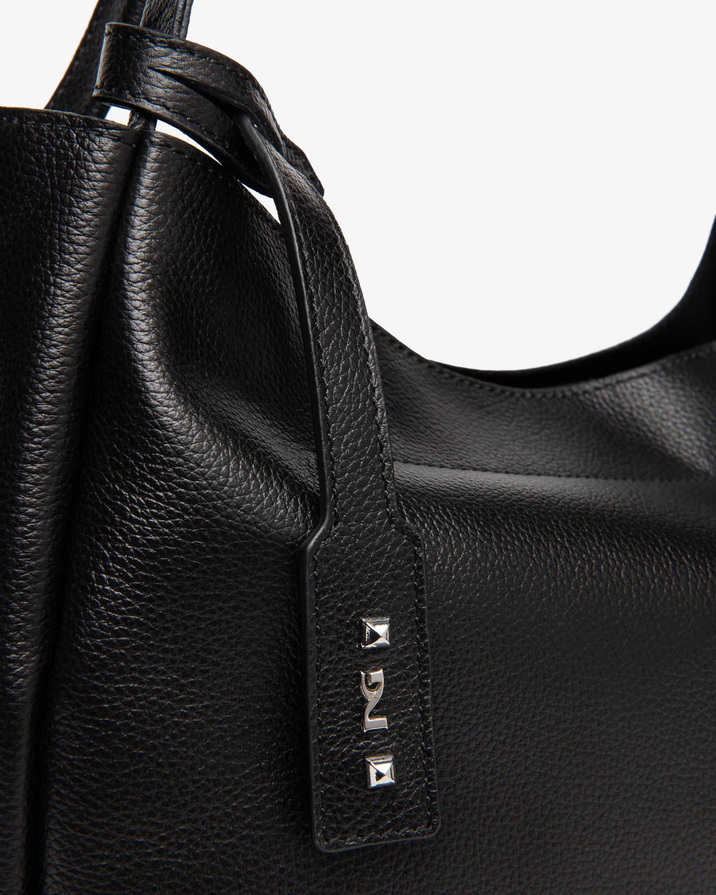 Borsa a spalla in Pelle Nera NeroGiardini