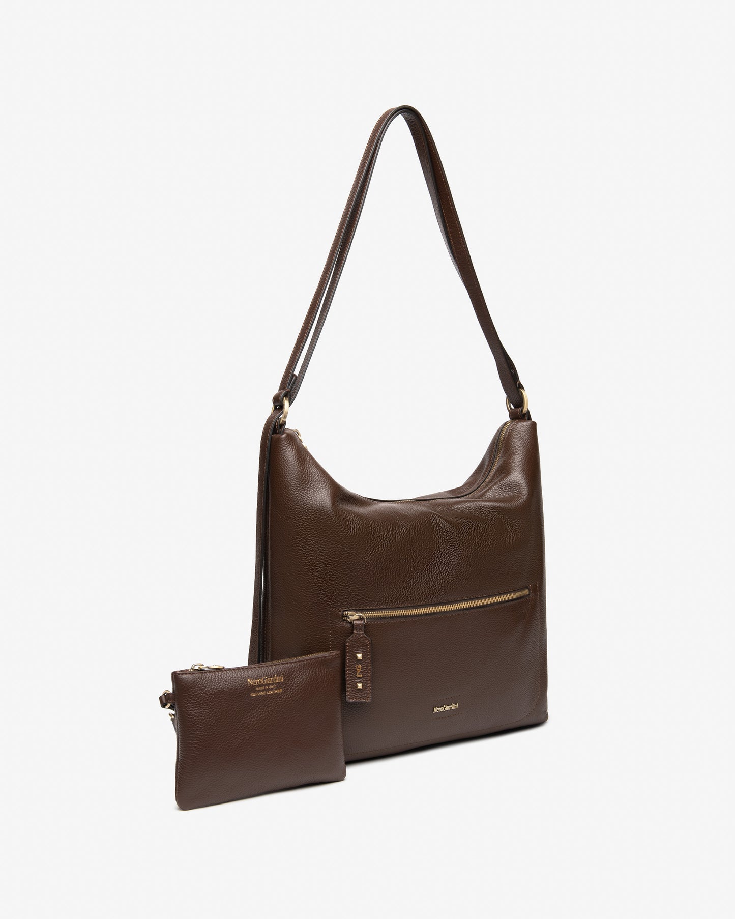 Borsa-Zaino Cioccolato in pelle NeroGiardini