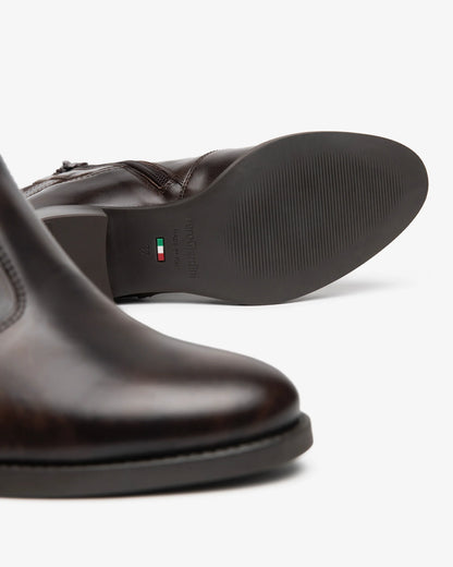 Stivaletto Marrone in pelle NeroGiardini