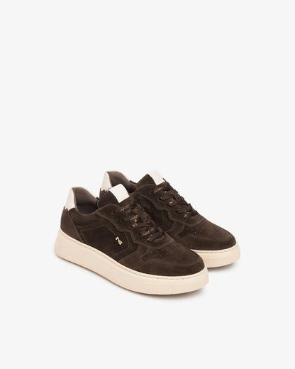 Sneaker in camoscio T.Moro NeroGiardini