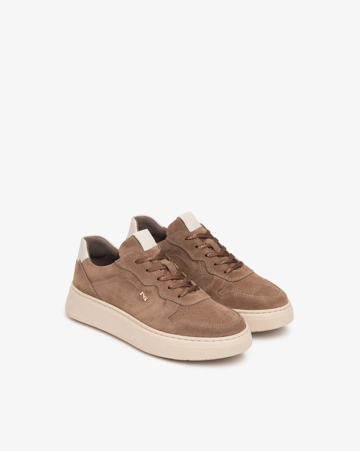 Sneaker in camoscio Cuoio NeroGiardini