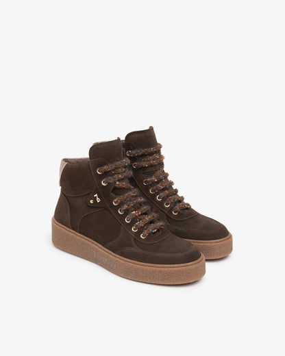 Sneakers alta in pelle T. Moro NeroGiardini