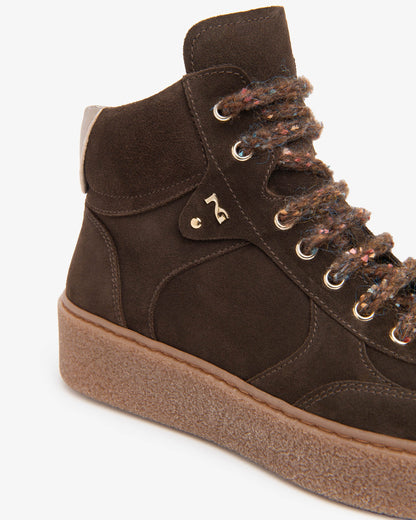 Sneakers alta in pelle T. Moro NeroGiardini