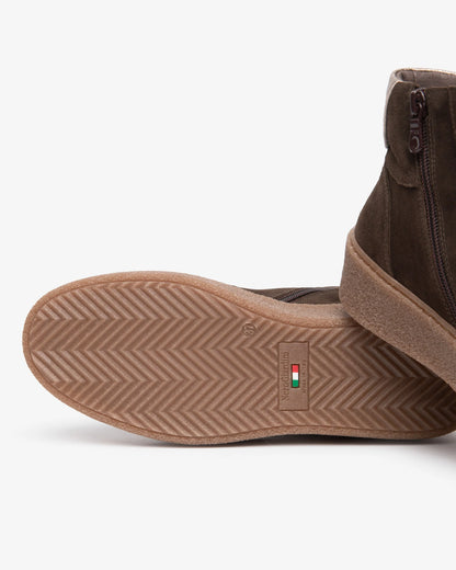 Sneakers alta in pelle T. Moro NeroGiardini