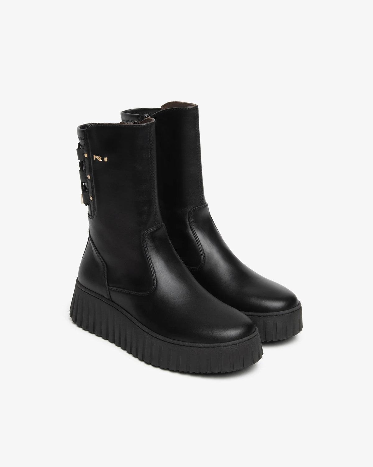 Stivaletto Nero con zeppa NeroGiardini