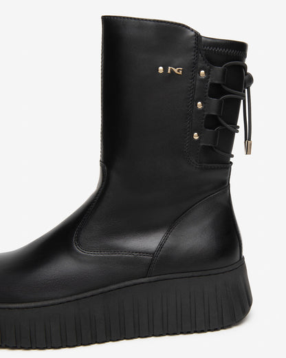 Stivaletto Nero con zeppa NeroGiardini
