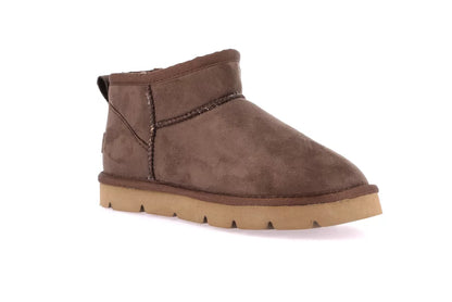 Stivaletto Marrone con fodera in ecopelliccia GRUNLAND