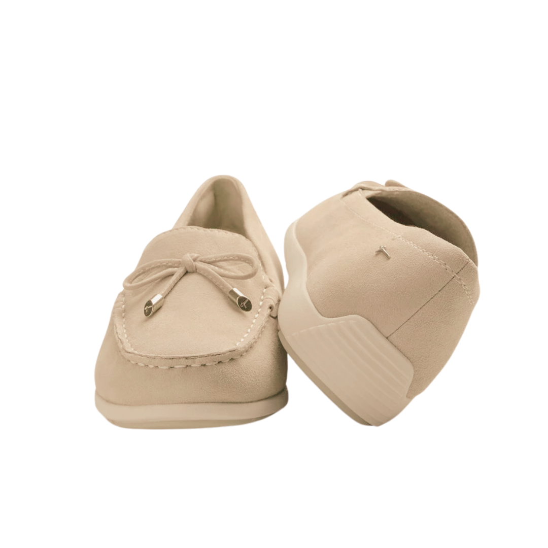 Mocassino in camoscio Beige TAMARIS