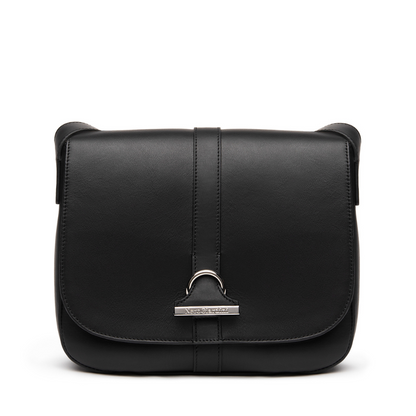 Borsa a Tracolla Nera in Pelle NeroGiardini