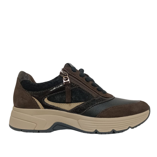 Sneaker Nero/Marrone TAMARIS COMFORT