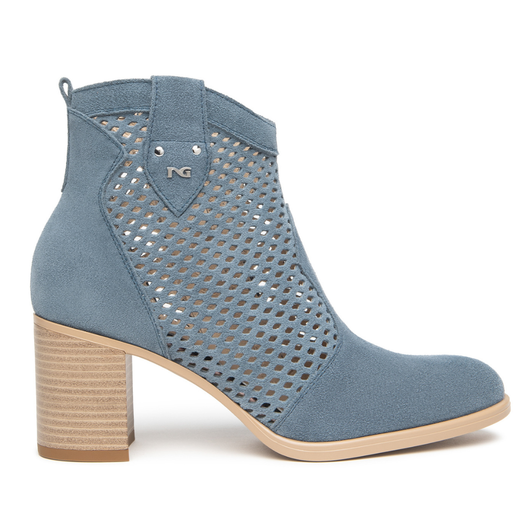 Stivaletto Avio con tacco NeroGiardini