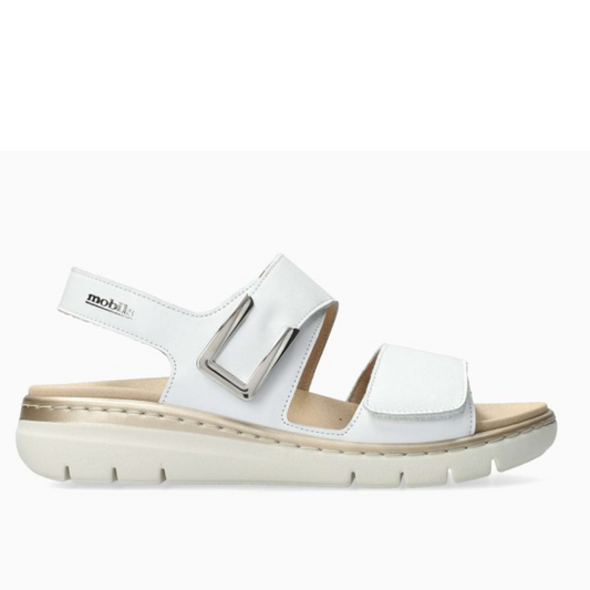 Sandalo Bianco in pelle MOBILS MEPHISTO