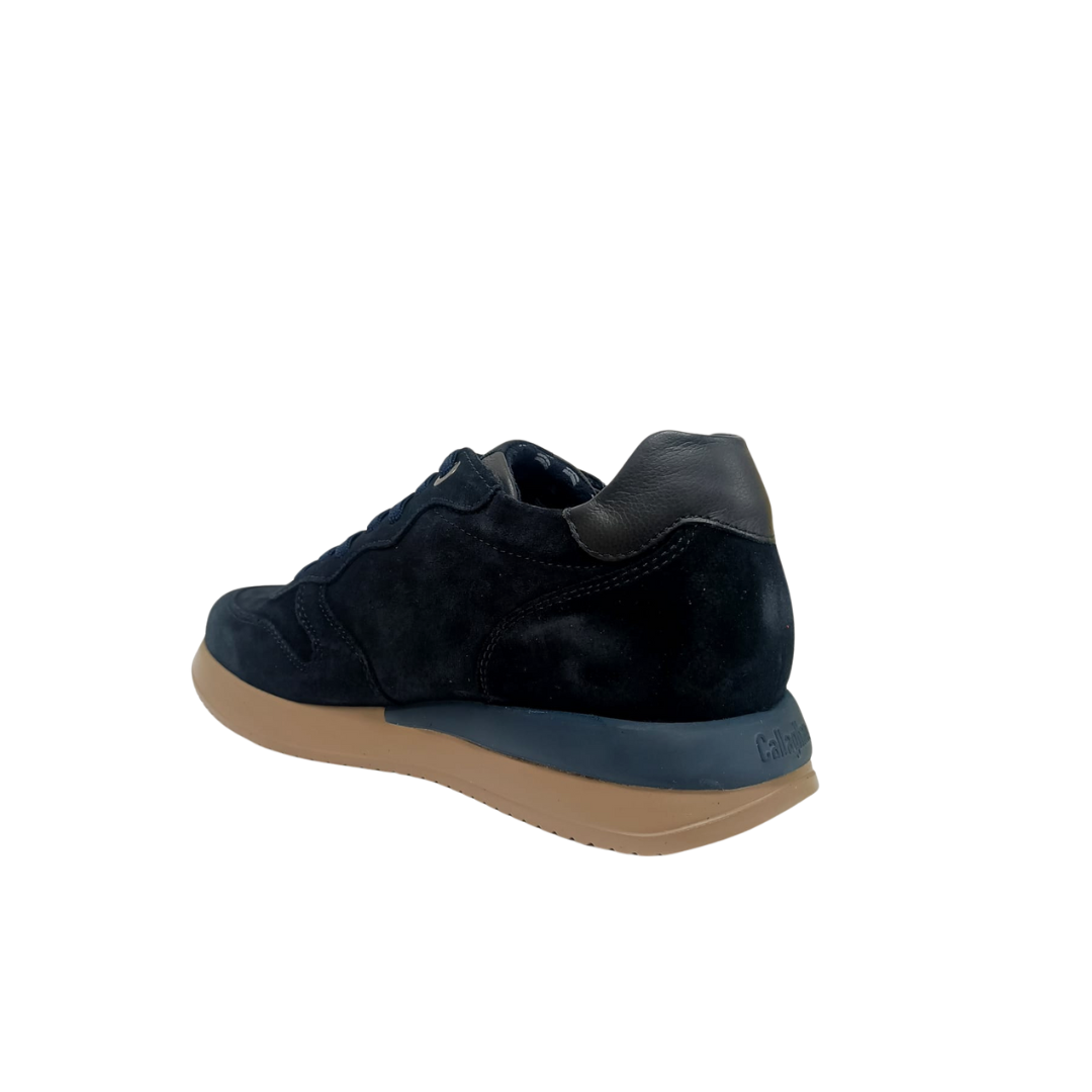 Sneakers Uomo in Camoscio Blu CALLAGHAN