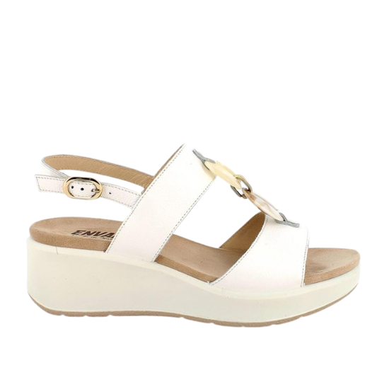 Sandalo Bianco in pelle ENVAL SOFT