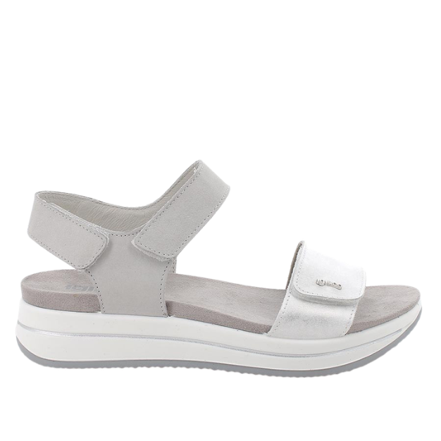 Sandali grigio/argento con strap IGI&CO
