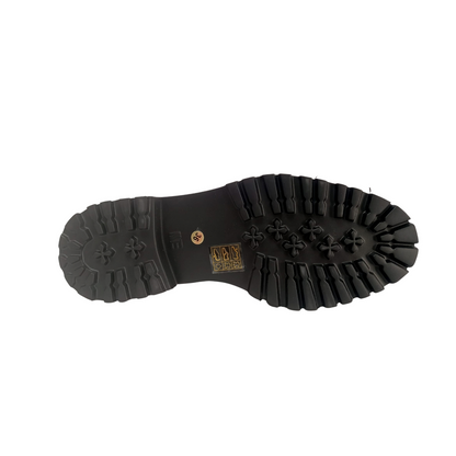 Mocassino nero con fibbie in pelle ARTE VENETA