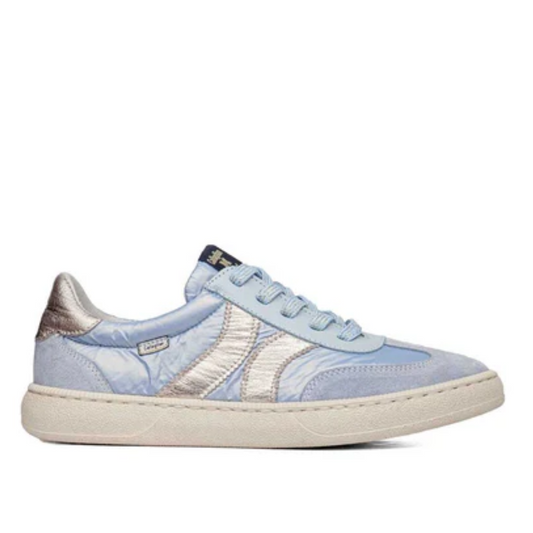 Sneakers Azzurro in pelle e tessuto CALLAGHAN