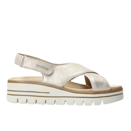 Sandalo Beige incrociato MOBILS MEPHISTO