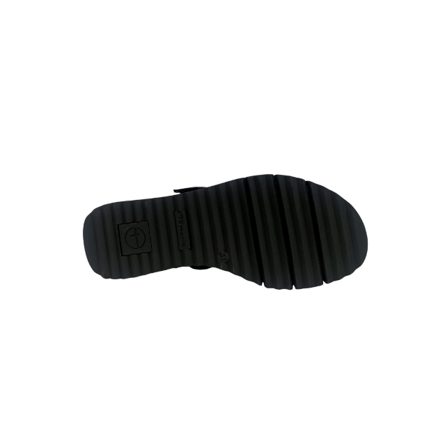 Sandalo Nero in pelle TAMARIS
