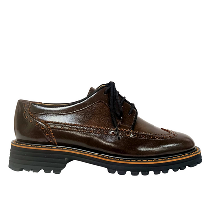 Scarpa stringata in pelle marrone ARTE VENETA