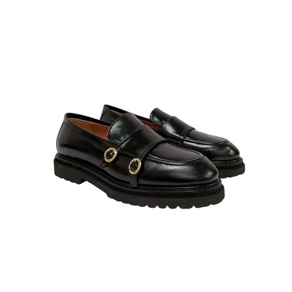Mocassino Nero in pelle DONNA SOFT