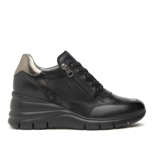 Sneakers Nere con zeppa NeroGiardini