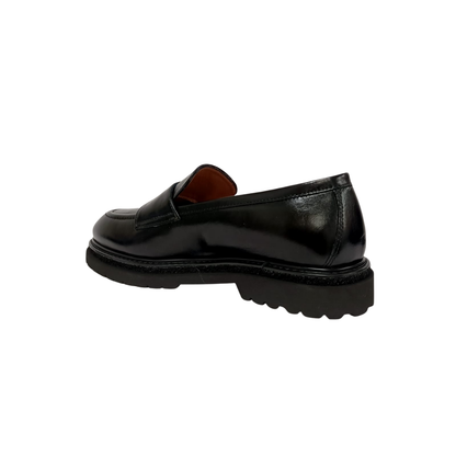 Mocassino Nero in pelle DONNA SOFT