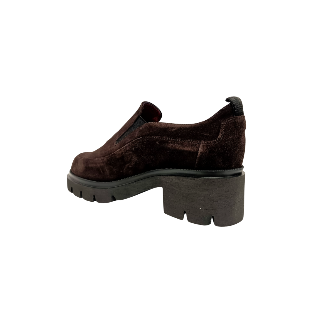 Mocassino Testa di Moro con tacco DONNA SOFT