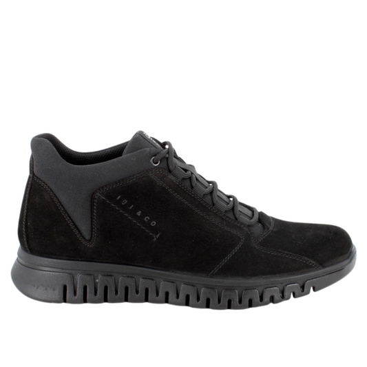 Sneakers Uomo in Nabuk Nero IGI&CO