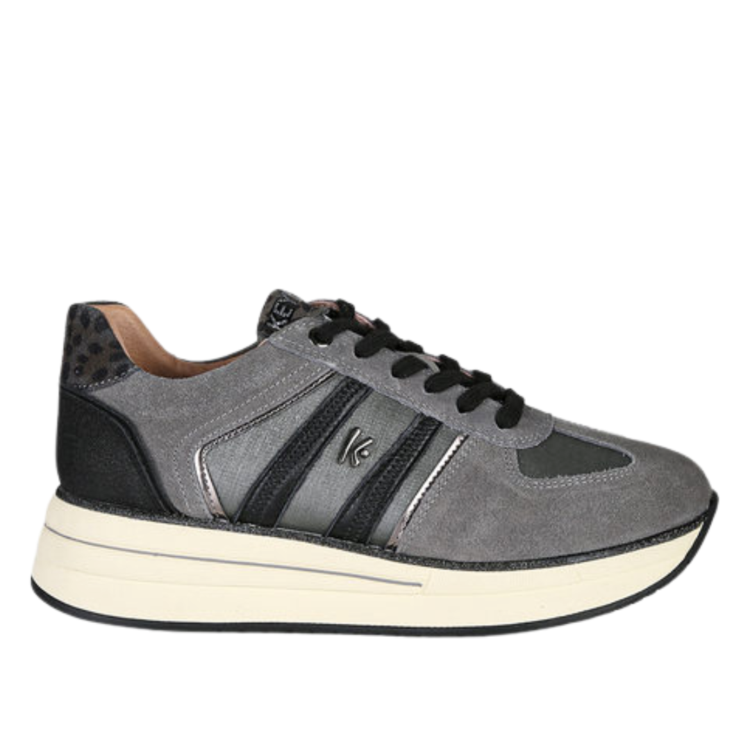 Sneakers Grigio con platform KEYS