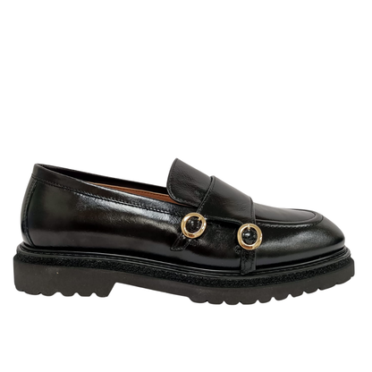Mocassino Nero in pelle DONNA SOFT