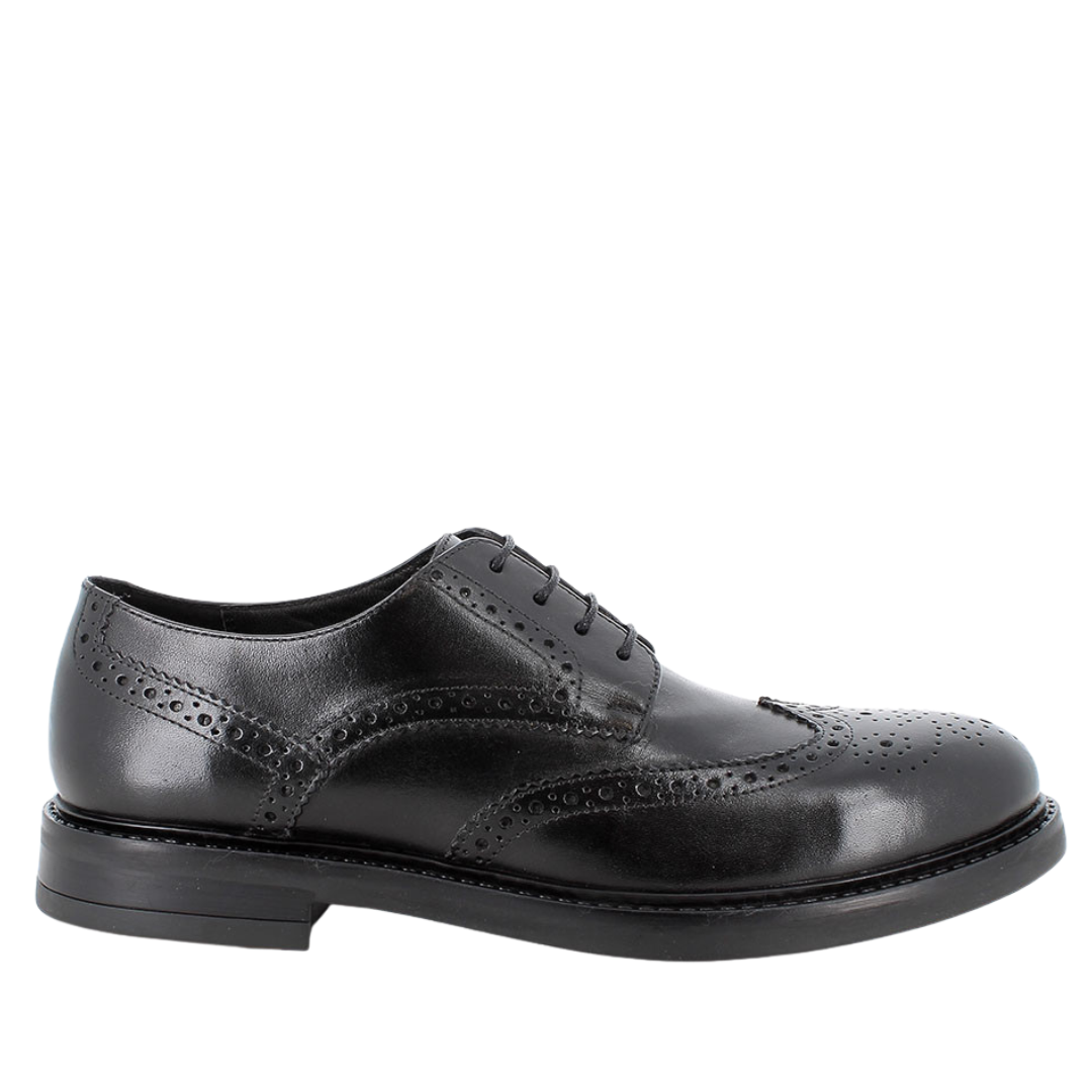 Scarpa stringata da uomo Nero IGI&CO