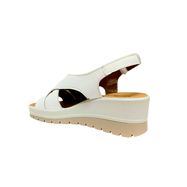 Sandalo Bianco con zeppa ENVAL SOFT