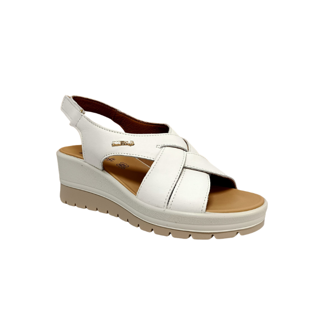 Sandalo Bianco con zeppa ENVAL SOFT