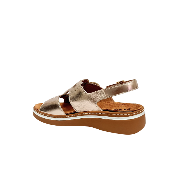 Sandalo champagne con plantare estraibile  SUSIMODA