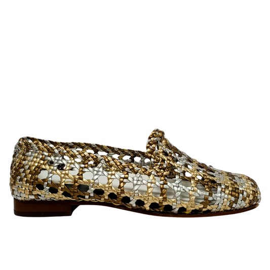 Slip-On in pelle intrecciata L'IDEA