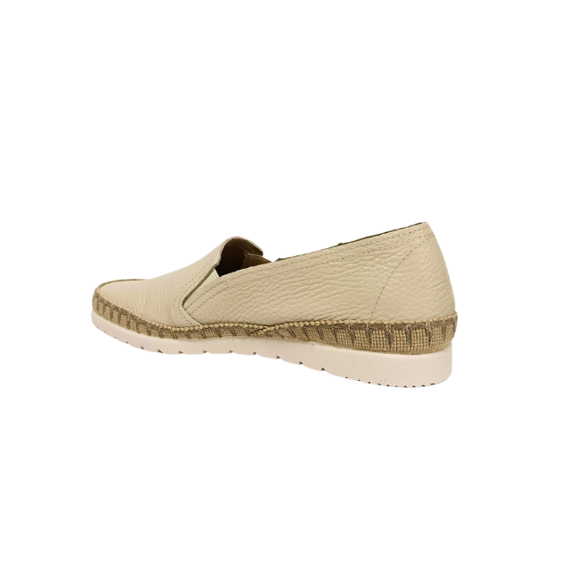 Espadrillas in pelle Beige MEDITTERANEA