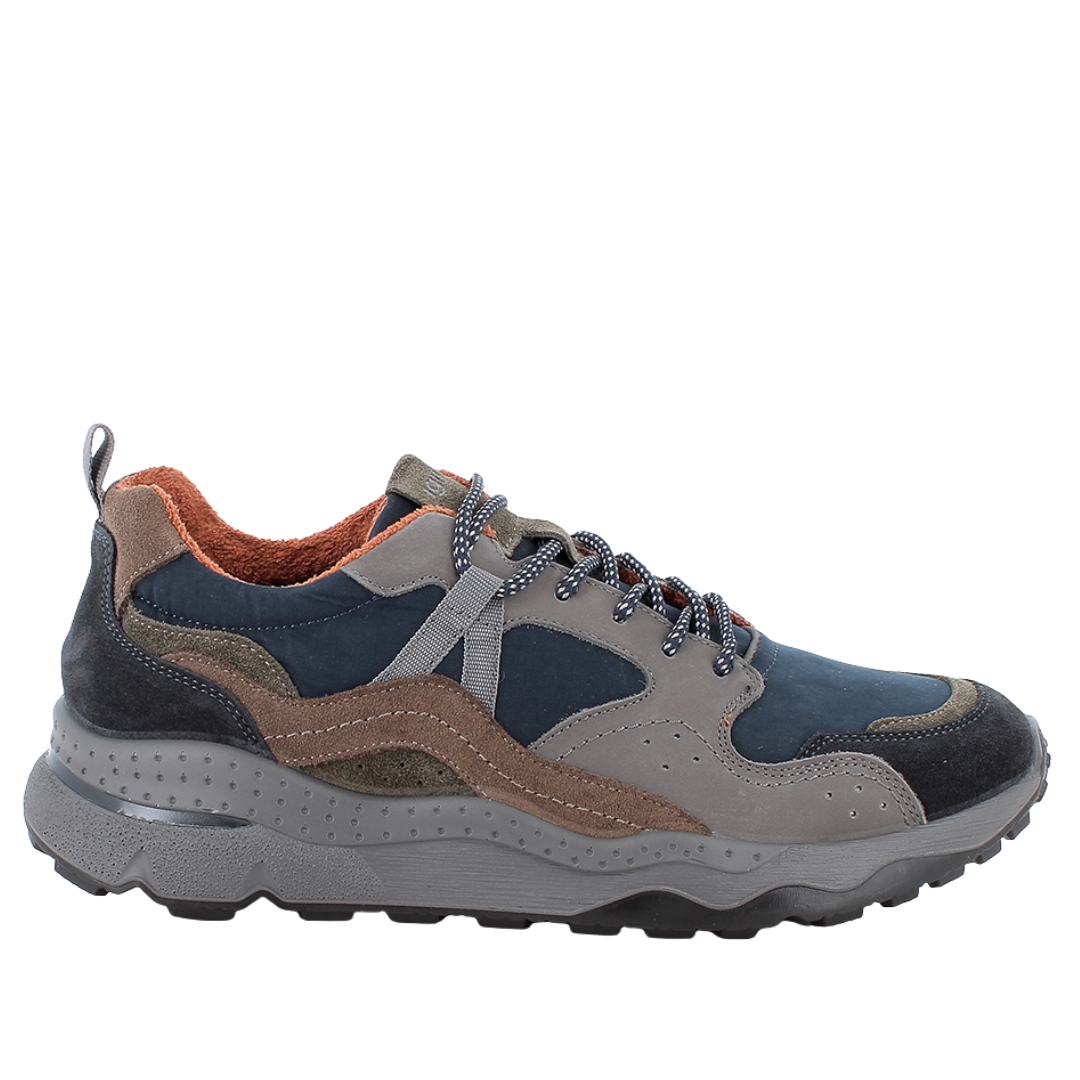 Sneakers da uomo blu e grigio IGI&CO