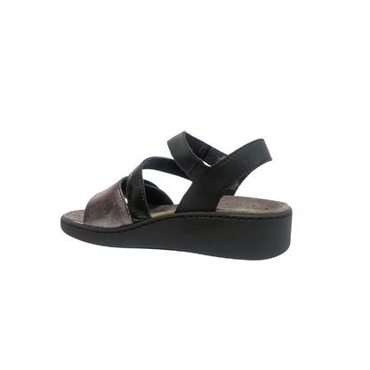 Sandalo Nero con plantare estraibile ENVAL SOFT