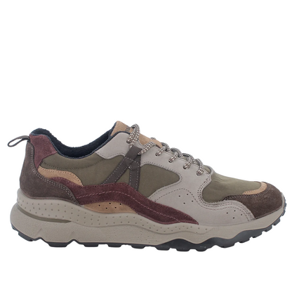 Sneakers da uomo verde e beige IGI&CO