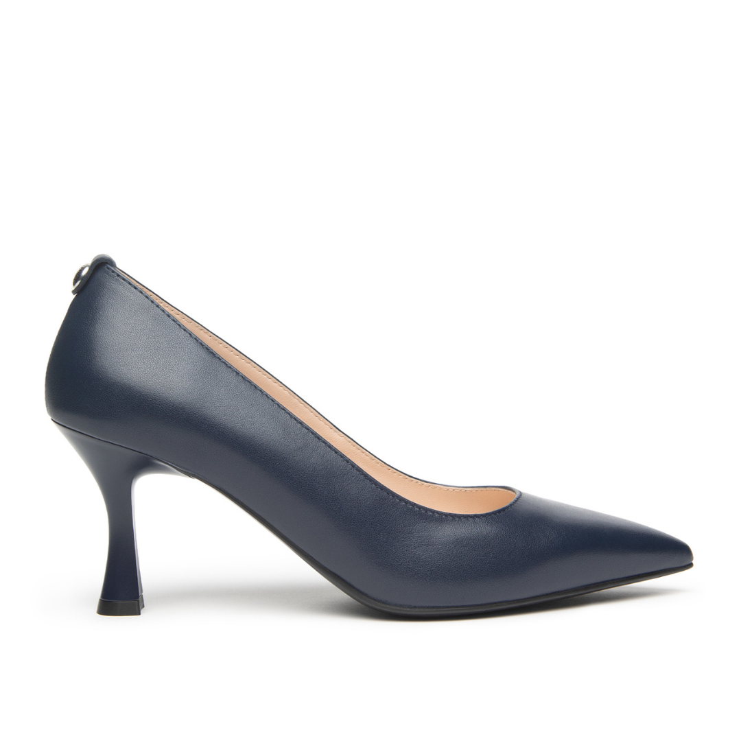 Decollette Blu in pelle NeroGiardini
