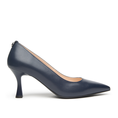 Decollette Blu in pelle NeroGiardini