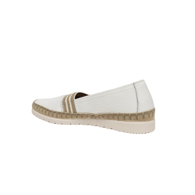 Espadrillas Bianco in pelle  MEDITTERANEA