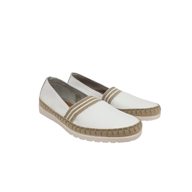 Espadrillas Bianco in pelle  MEDITTERANEA